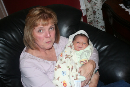 Gail with Grandson Justin dob 11/12/08