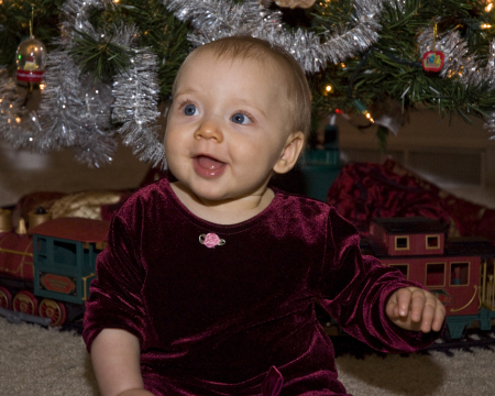 Amy 7 mo. Christmas 2008