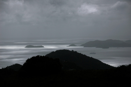 British Virgin Islands taken from Tortola