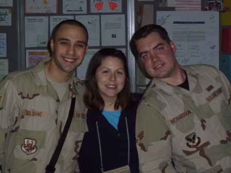 My son, US Airforce, on the right, Chris