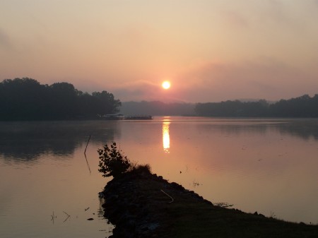 Sunrise from our front porch