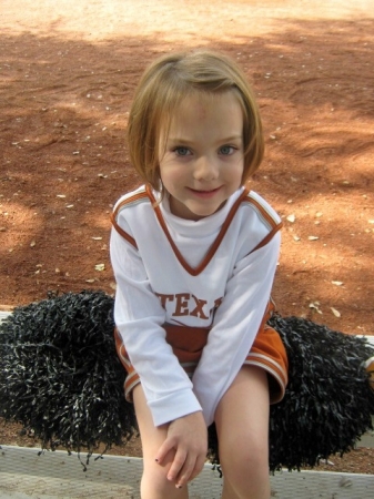 My Little Texas Longhorn Cheerleader!