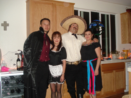 At Halloween party 2006.