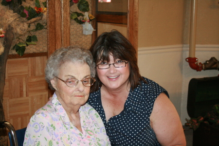 mamaw and me in June 2008