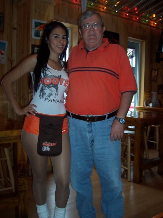 Me and Hooters girl from Panama