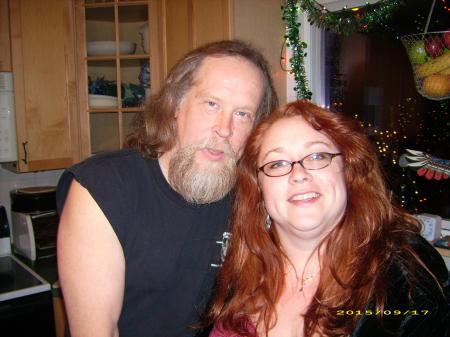 Richie and I at Christmas 2006