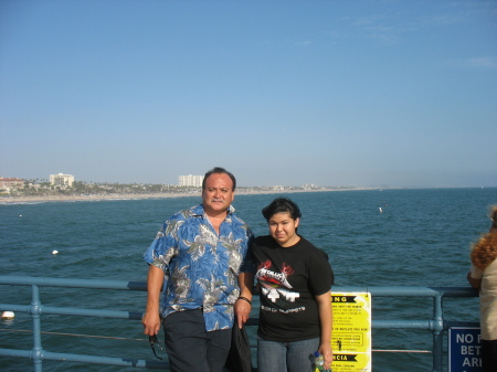 Me & my Daughter at S.M. Pier 7-08