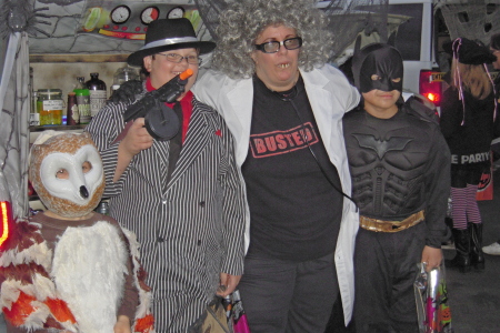 Me and my boys, Halloween 2008