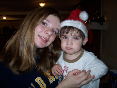 Katelyn (cousin) amd my son