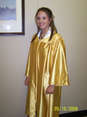 Darian's 8th grade graduation picture