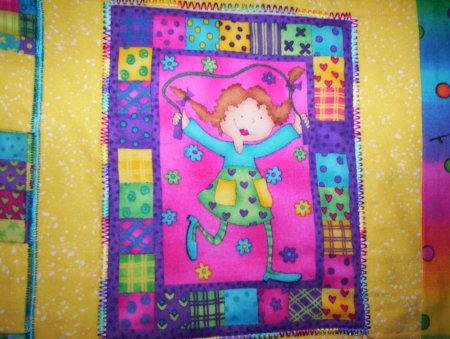 Allie's Girlie Girl Quilt made by Aunt Katy