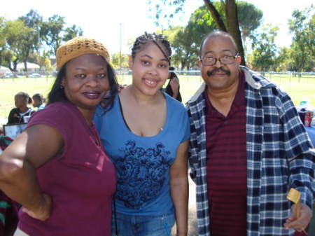 Myself, sister and her father