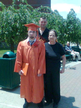 Grandson, Grandma, and Son-in-law Chris