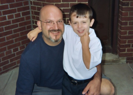 Dad & Nate, September 2007