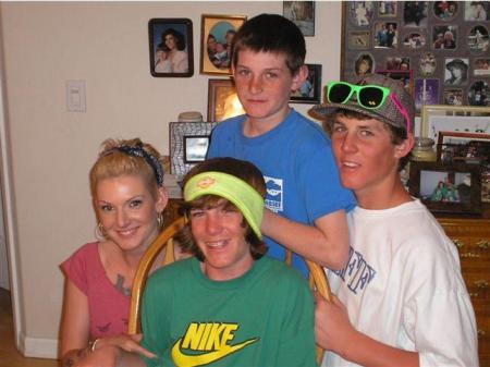 My kids, clockwise, Wyatt, Will, JD, and Erin