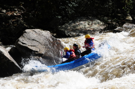 White water rafting - Upper Yough 2010