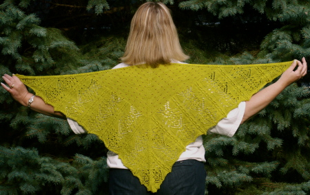 Frangipani Shawl