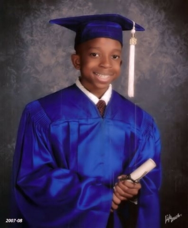 My Son Melvin III Grad. Pic from Elem. School