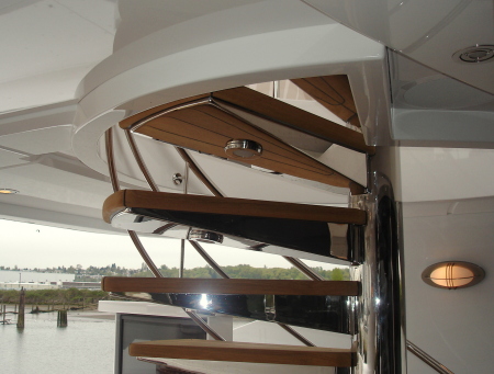 AFT Deck stairs & rail.