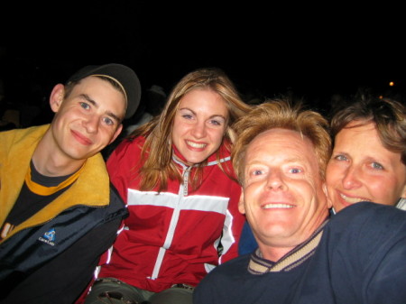 Family at Buchart Gardens