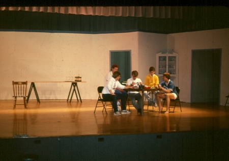 Odd Couple Rehearsal 1987