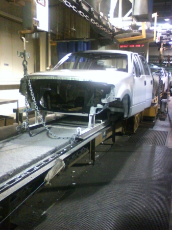 Work: Hanging F-150s