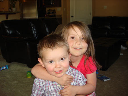 My nephew Jayden and niece Kaylee