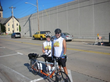 Nick, me and the tandem