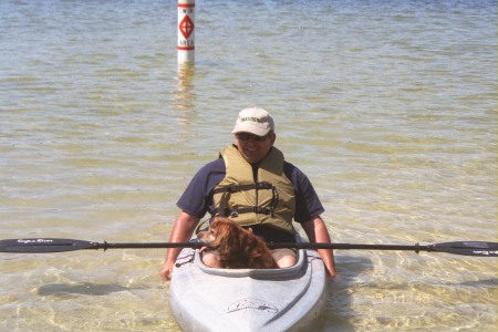 Me and Ginger Kayaking 2008