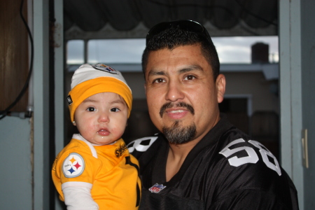 My Daughter & I During Super Bowl Sunday 2010