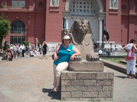 At the Cairo Museum in Cairo, Egypt