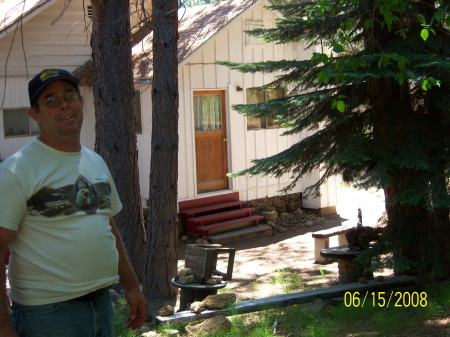Mike at The Family Cabin, Old Station, CA.