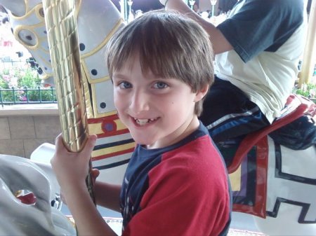 noah on cinderella's carousel