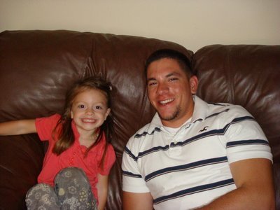 Derek and Jaz, my son and granddaughter