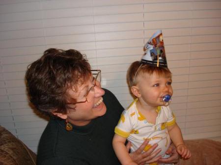 Grandma & Keegan on his 1st birthday 11/07