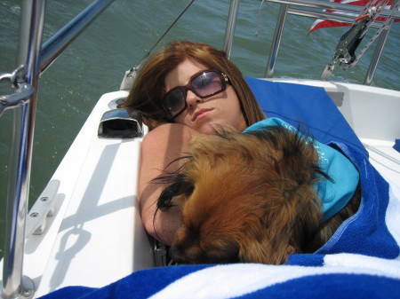 Britt/Sultan sailing ...NOT.... napping maybe!