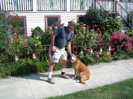 Walking With My Dog-Ocean Grove, NJ, 6/07