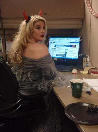 Jen at work - She-devil