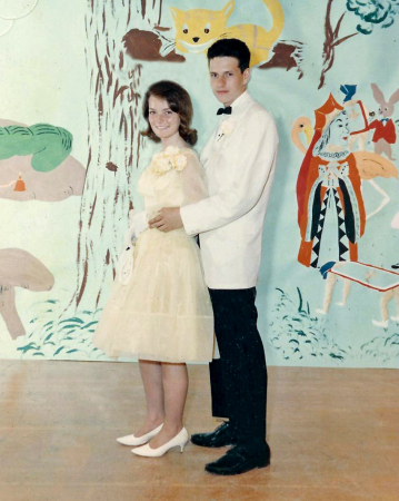 With Terry Atwell at Junior Prom