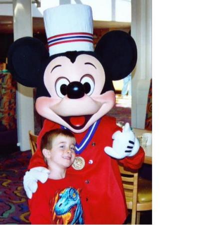 Denver's 5th birthday with Mickey in Orlando