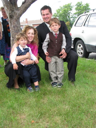 Son David with Wife Nicole and Children Dawson(5), Ethan (3)