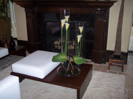 DSH living room. Silk Callas in Water Look...