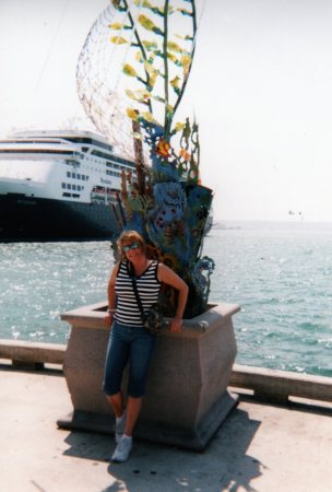 Chilling out at the San Diego Pier