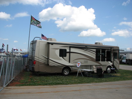 In the Infield at Talladega Superspeedway