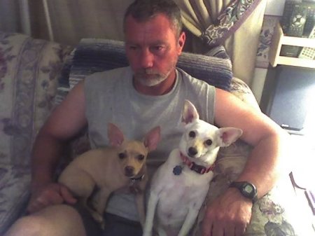 Randy and the dogs 2008