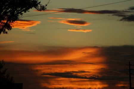 Sunset over Saint Cloud