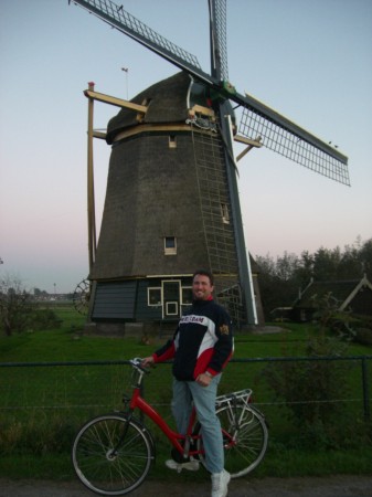 Tilting at Windmills-Amstel River, Netherlands
