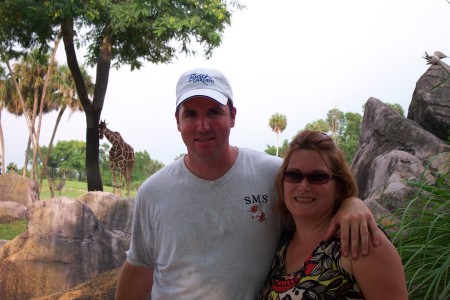 Dave and I in Busch Gardens