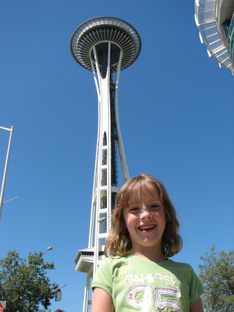 Katie at the Space Needle