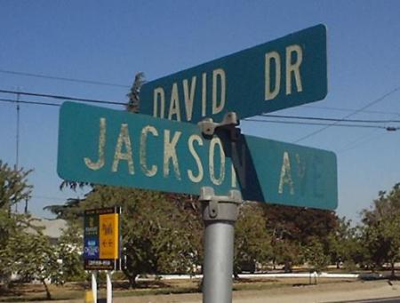 At the corner of David and Jackson...